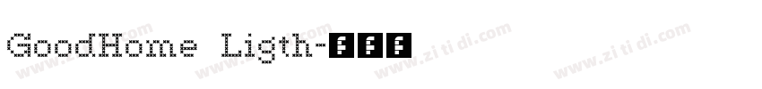 GoodHome Ligth字体转换